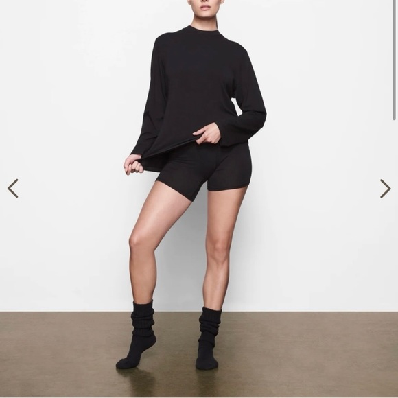 SKIMS Tops - SKIMS Boyfriend Long Sleeve T-Shirt